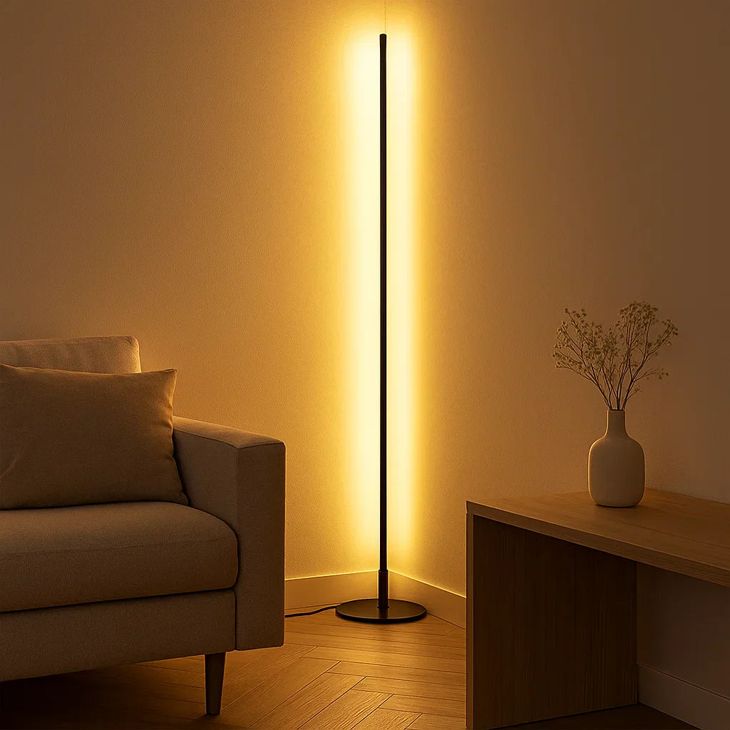 Lampadaire RGB Dimmable Base Ronde — Télécommande Incluse