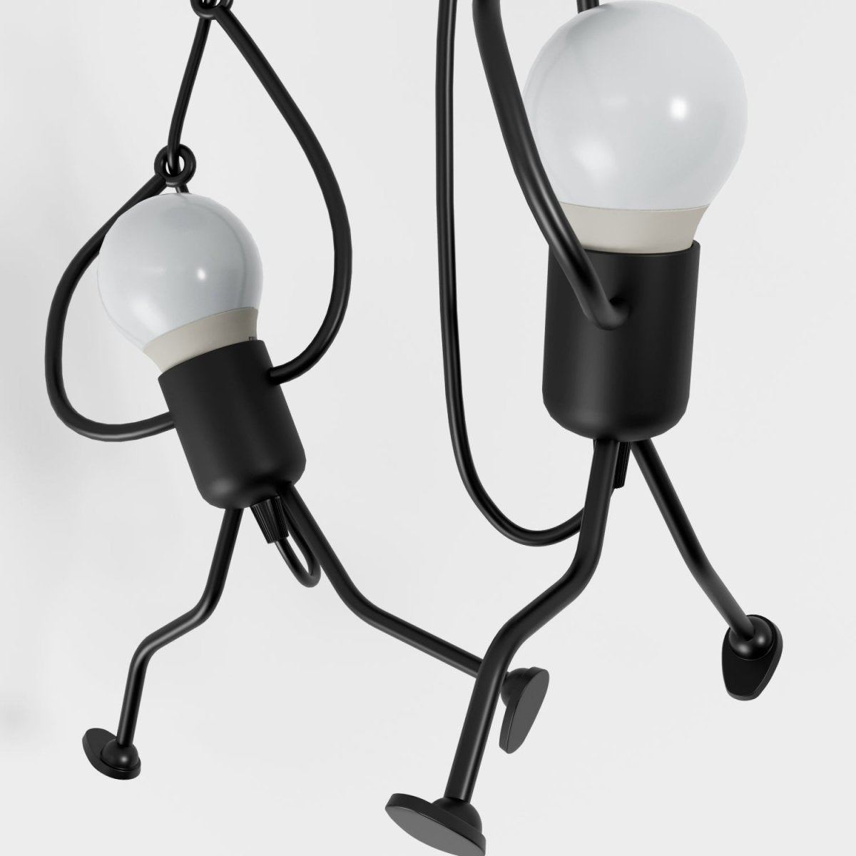 Suspension Fer Forgé — Câble Réglable Design