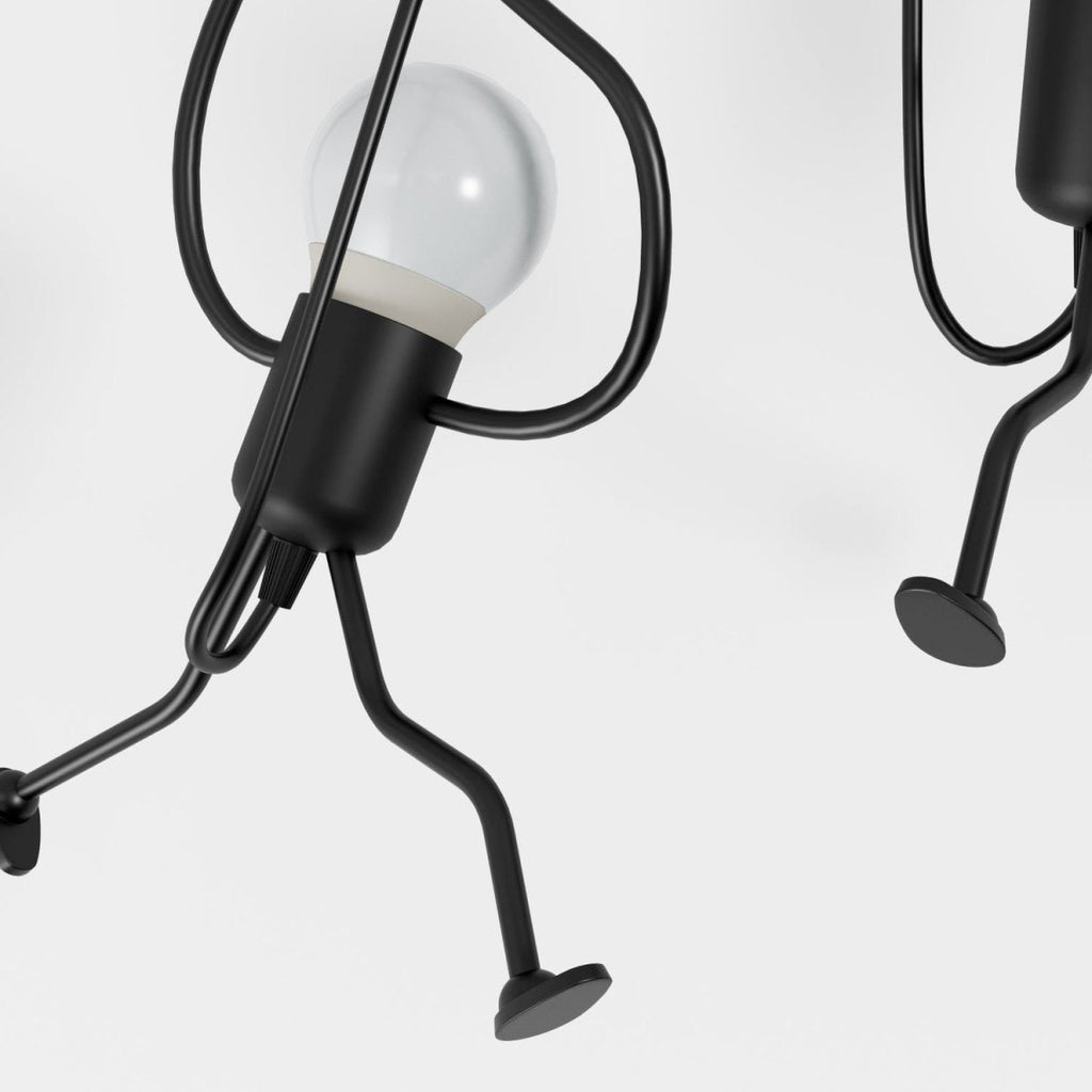 Suspension Fer Forgé — Câble Réglable Design