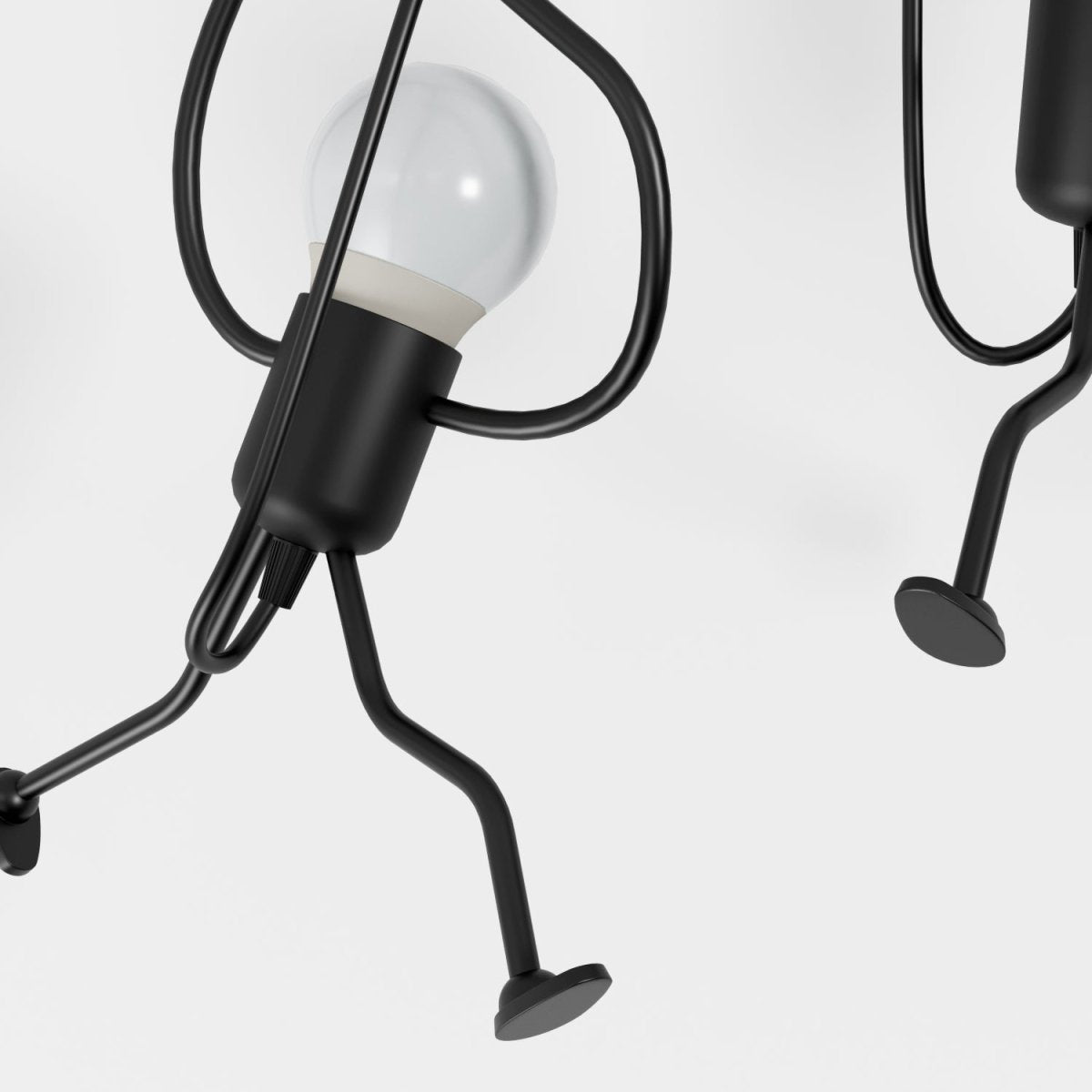 Suspension Fer Forgé — Câble Réglable Design