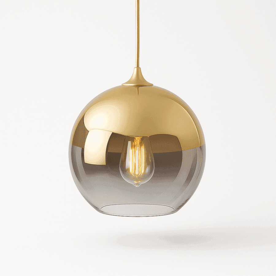 Suspension Sphère Verre — Diffuseur Épuré