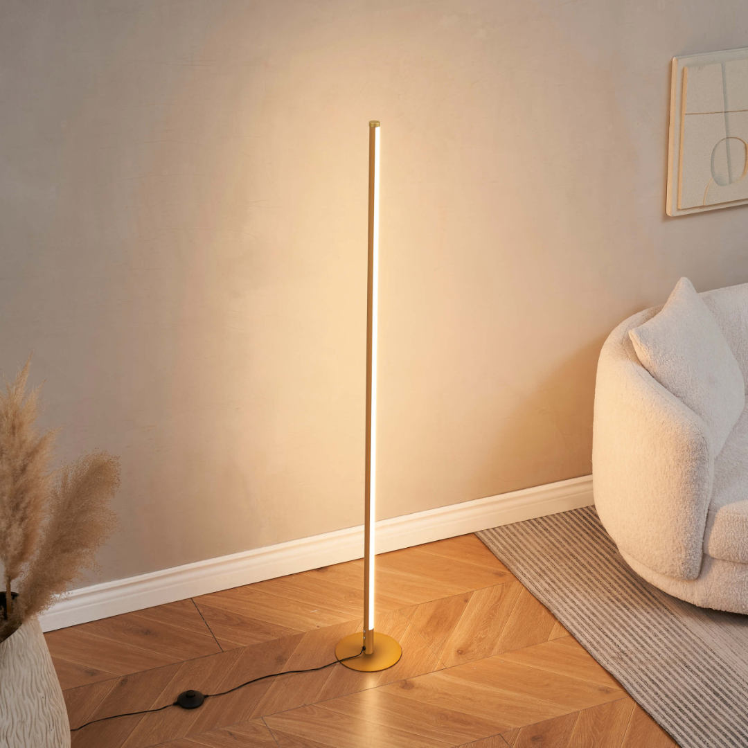 Lampadaire RGB Dimmable Base Ronde — Télécommande Incluse