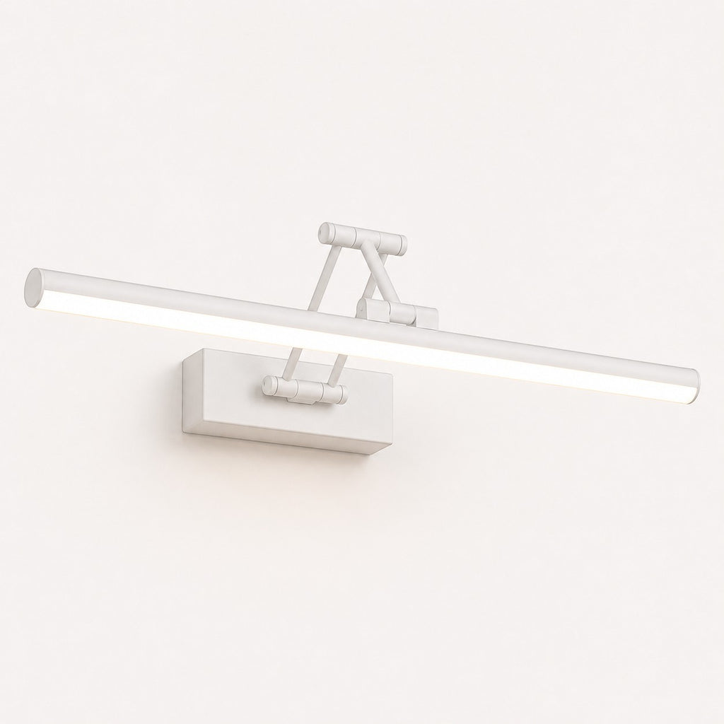Lumiris applique murale linéaire en métal blanc réglable avec éclairage LED froid