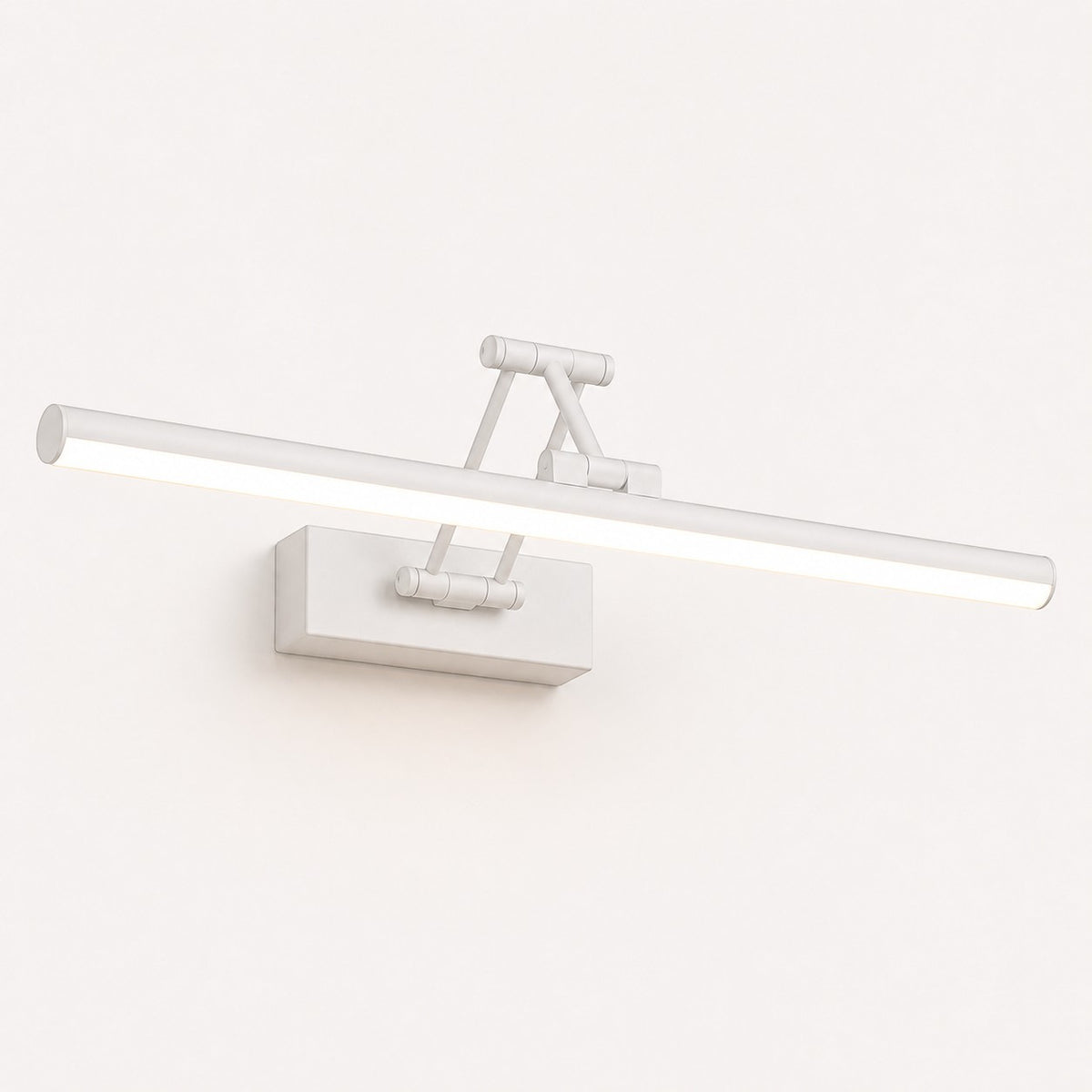Lumiris applique murale linéaire en métal blanc réglable avec éclairage LED froid