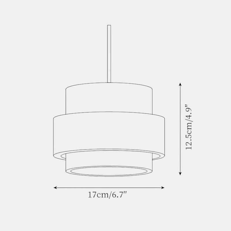 Lumiris Suspension Travertin Cylindrique, luminaire design naturel en travertin clair et bois sombre, 17cm de large.